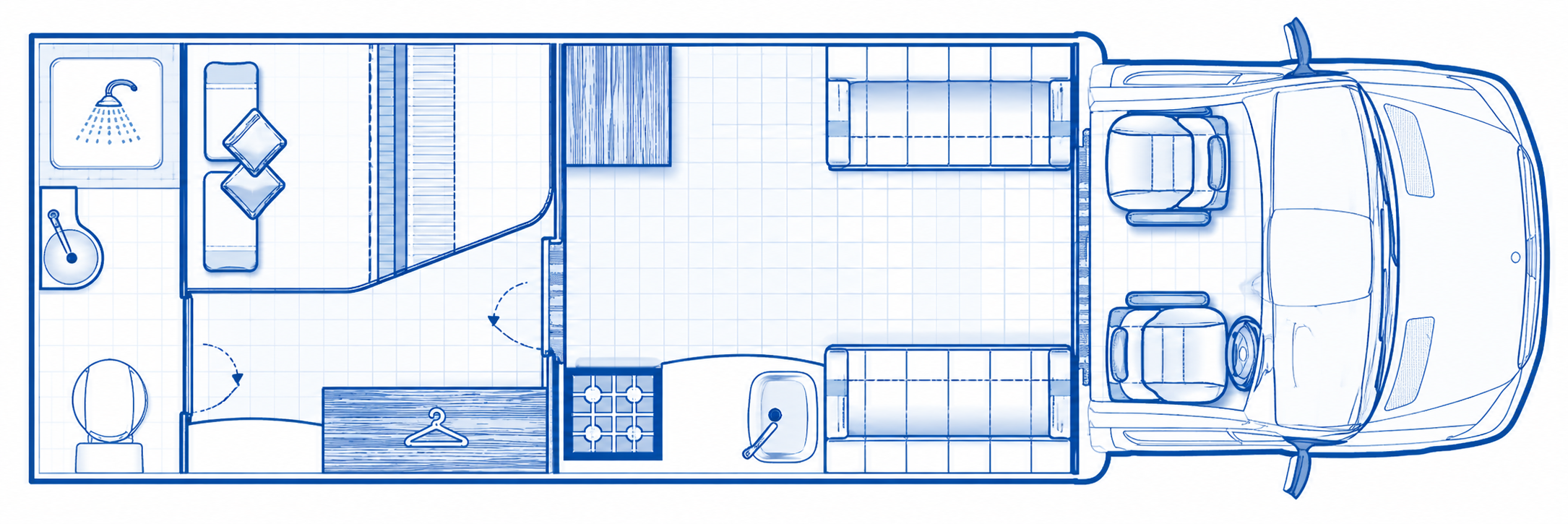 2C8FB3A AUTOSLEEPER BURFORD DUO LAYOUT